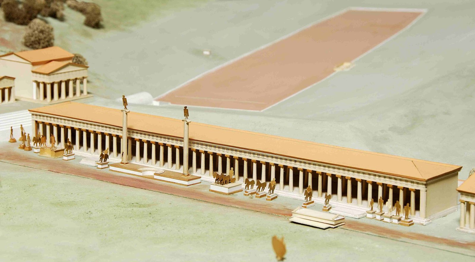 The Eco hall - Archaeological Site of Olympia - Archaeological Museum ...