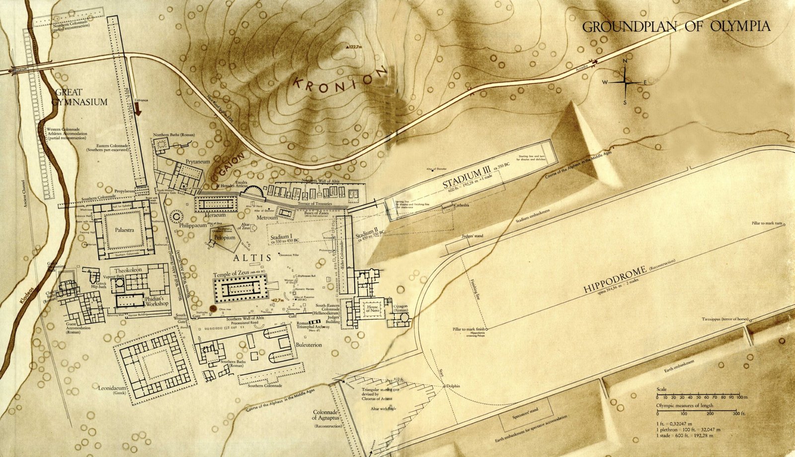 Interactive Plan of Olympia