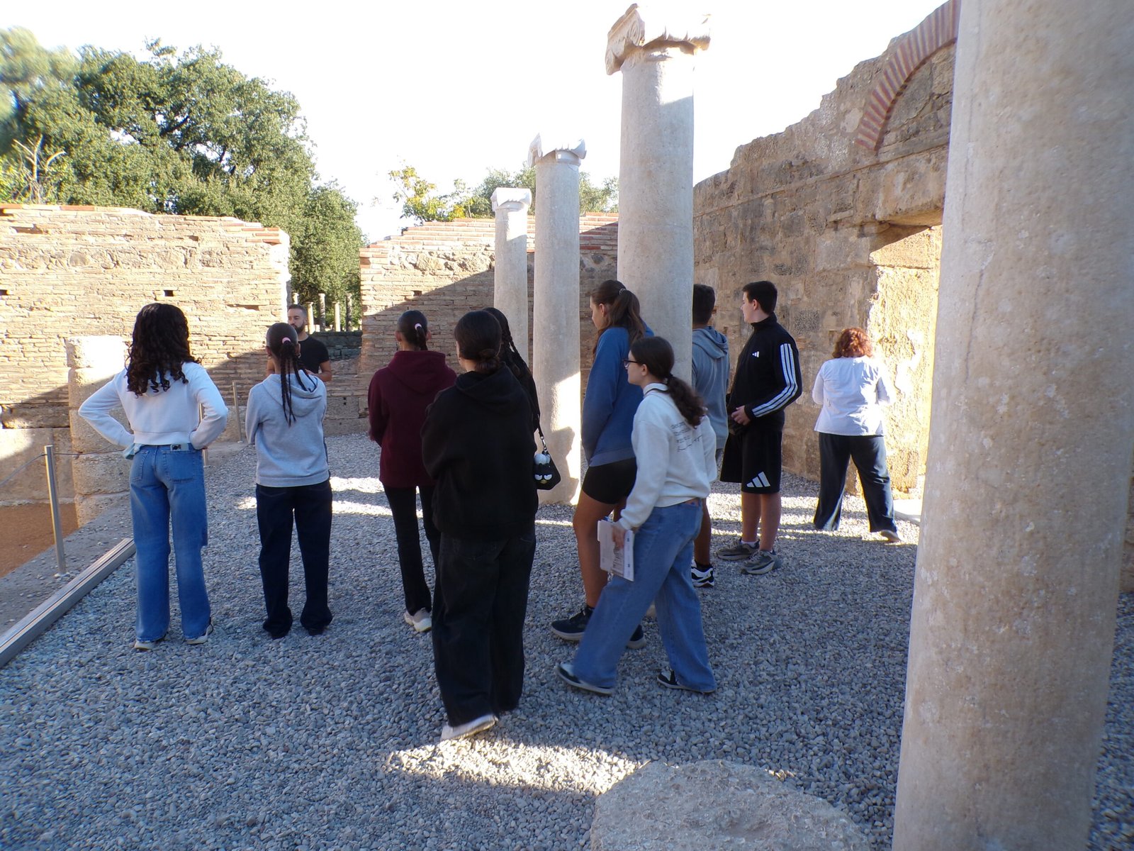 Pupils inside the Early Christian Basilica / Workshop of Pheidias
